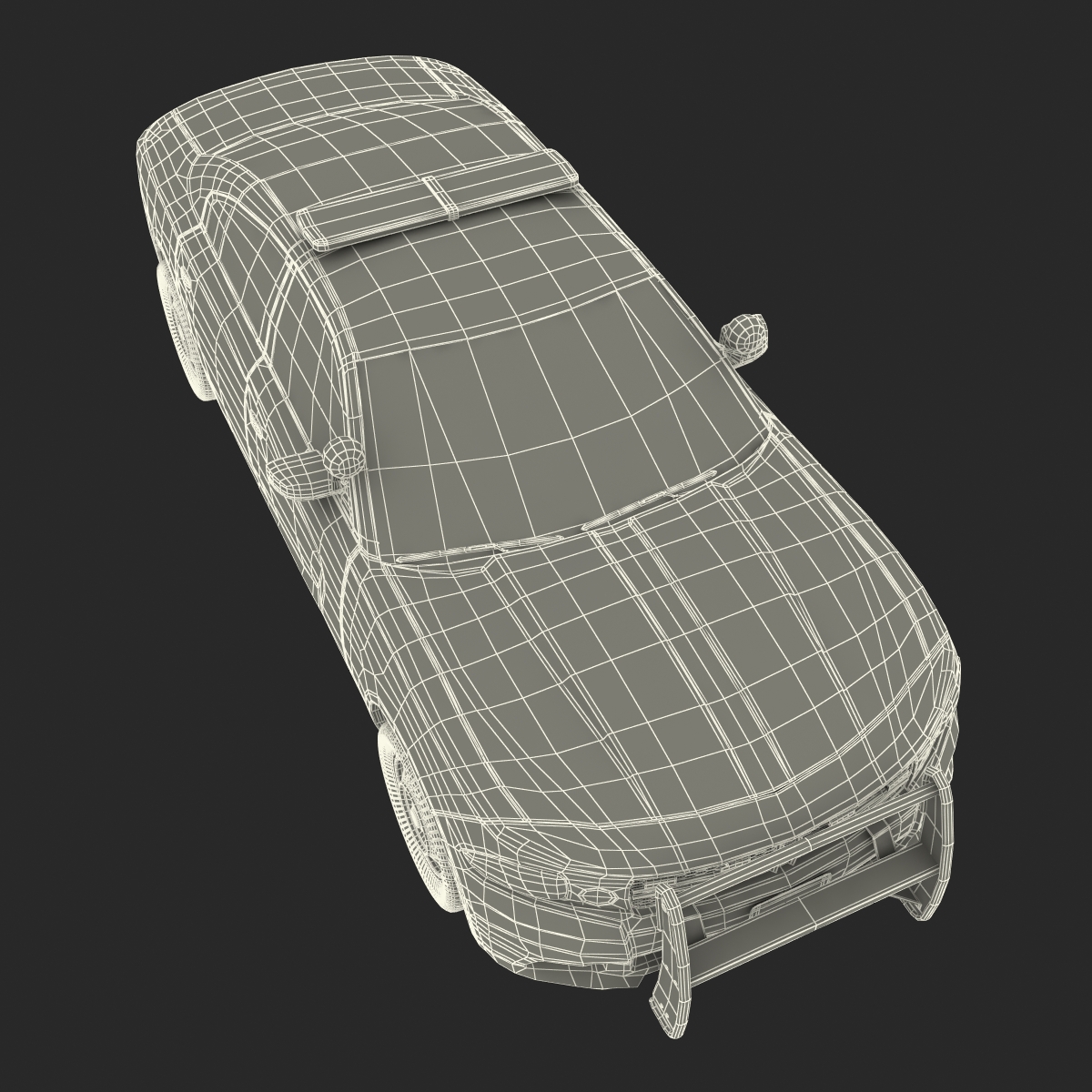 3D Generic Police Car model