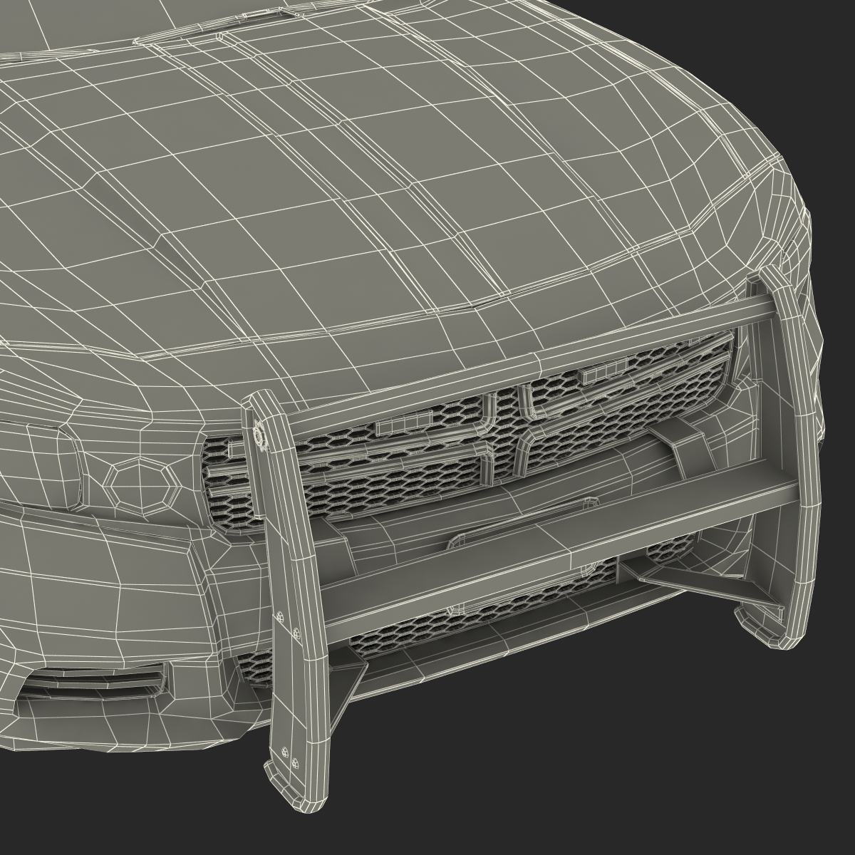 3D Generic Police Car model