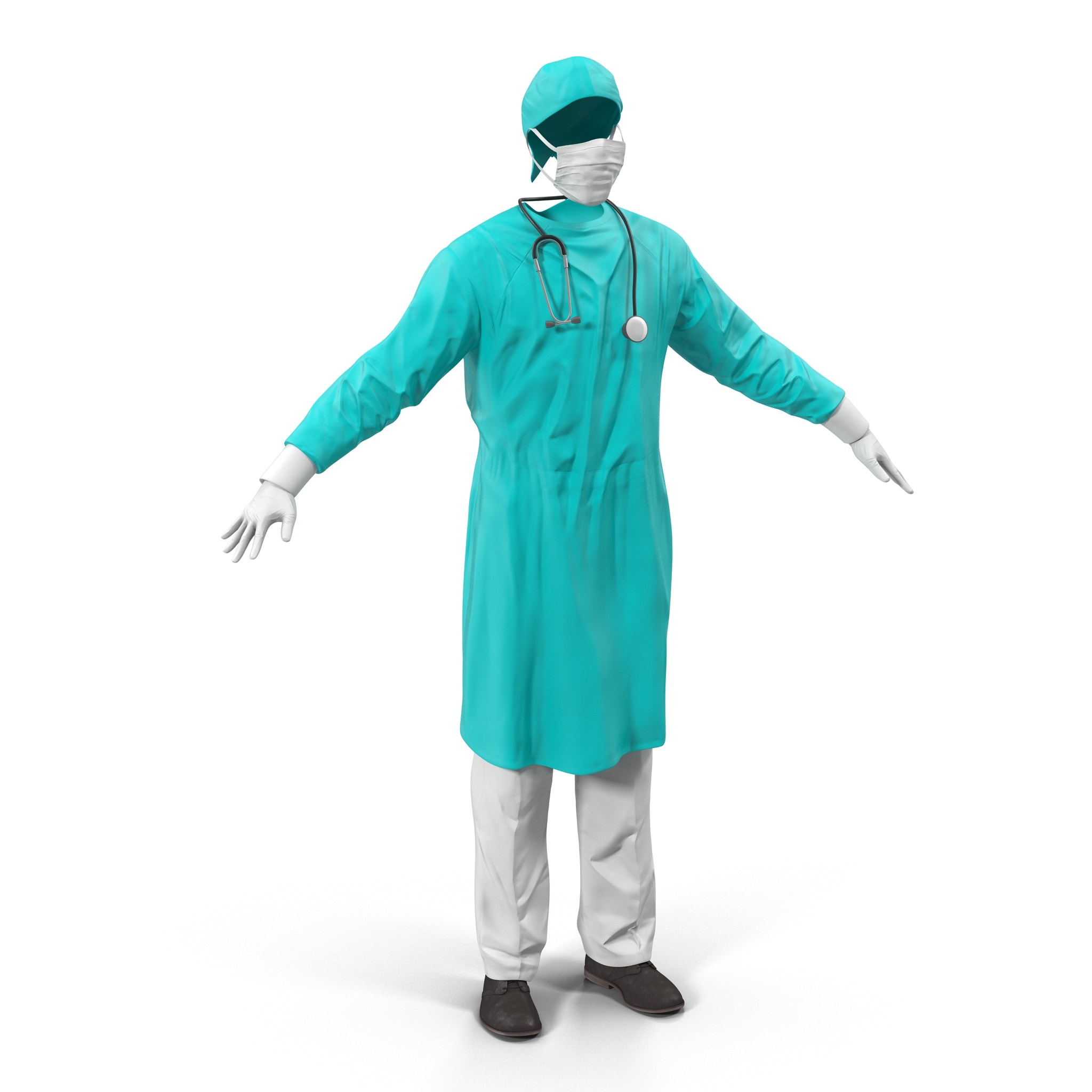 3D Surgeon Dress model