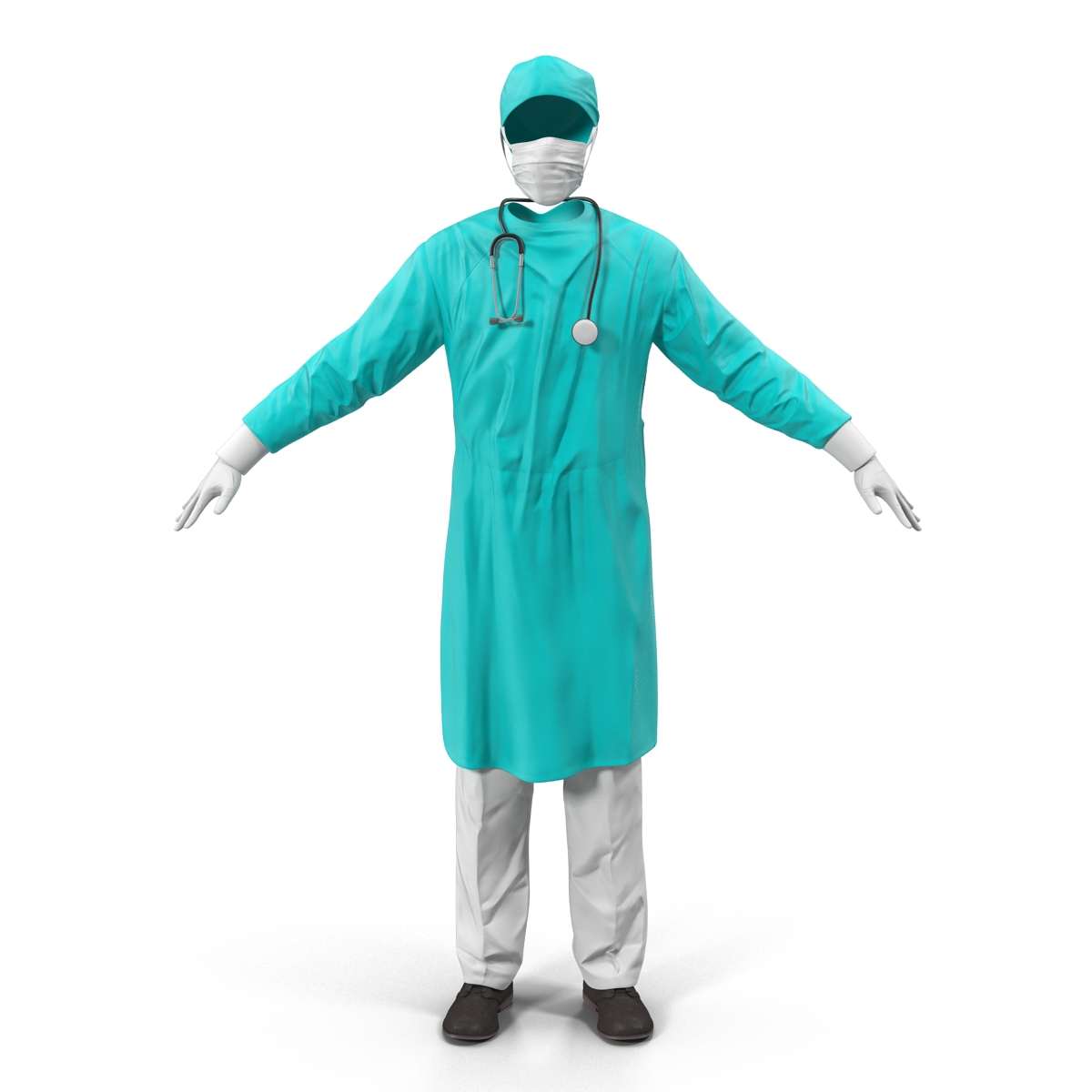 3D Surgeon Dress model