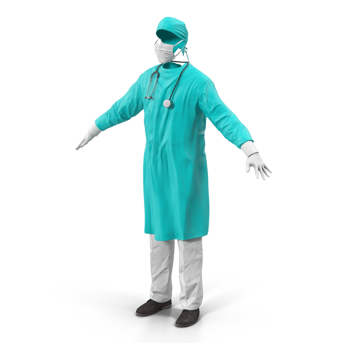 3D Surgeon Dress model