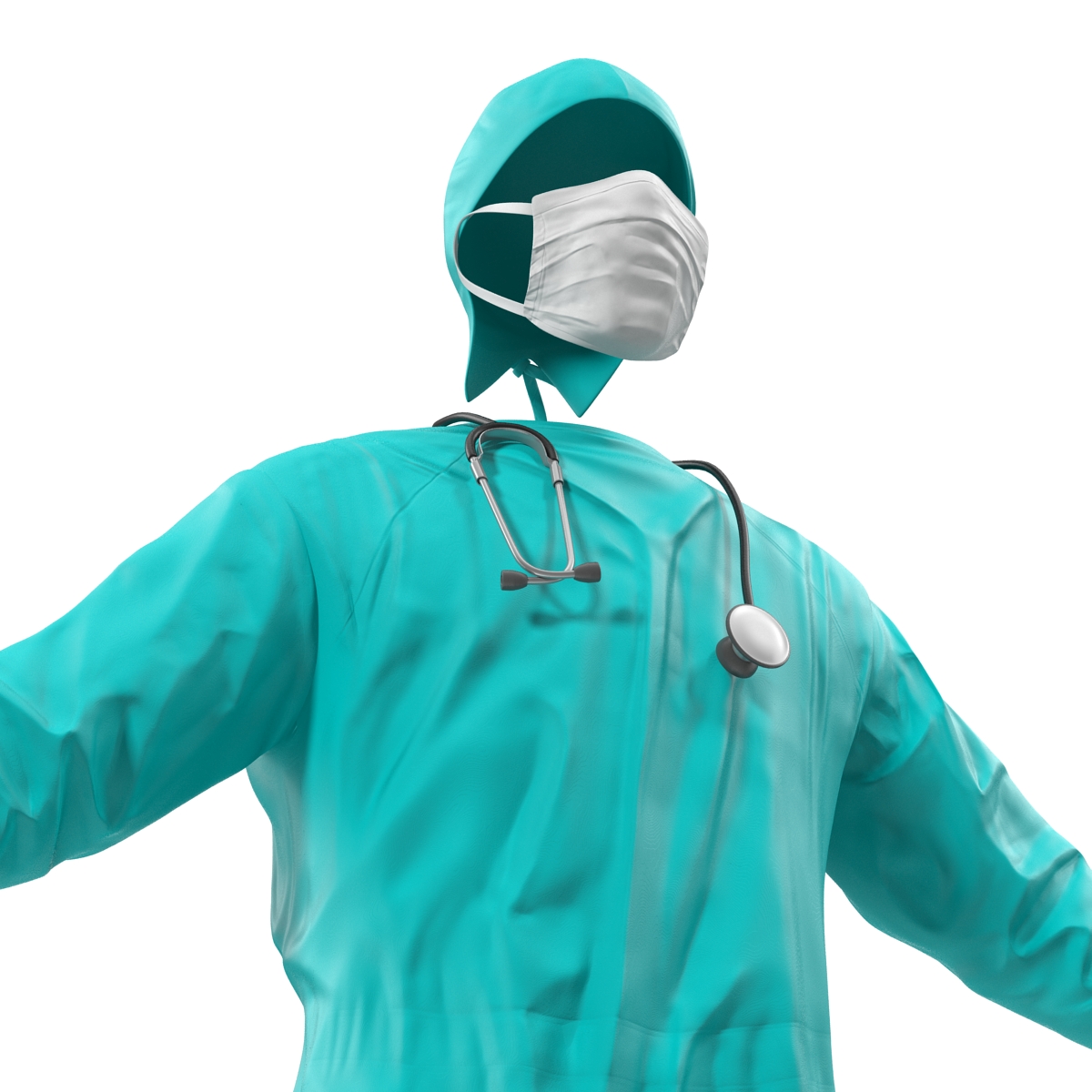 3D Surgeon Dress model