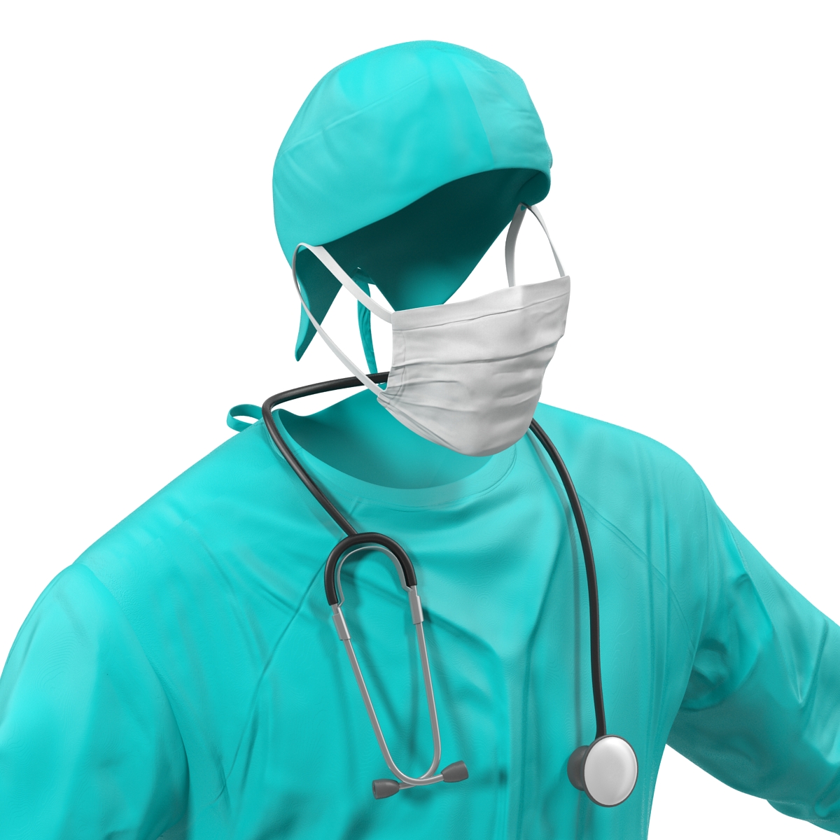 3D Surgeon Dress model