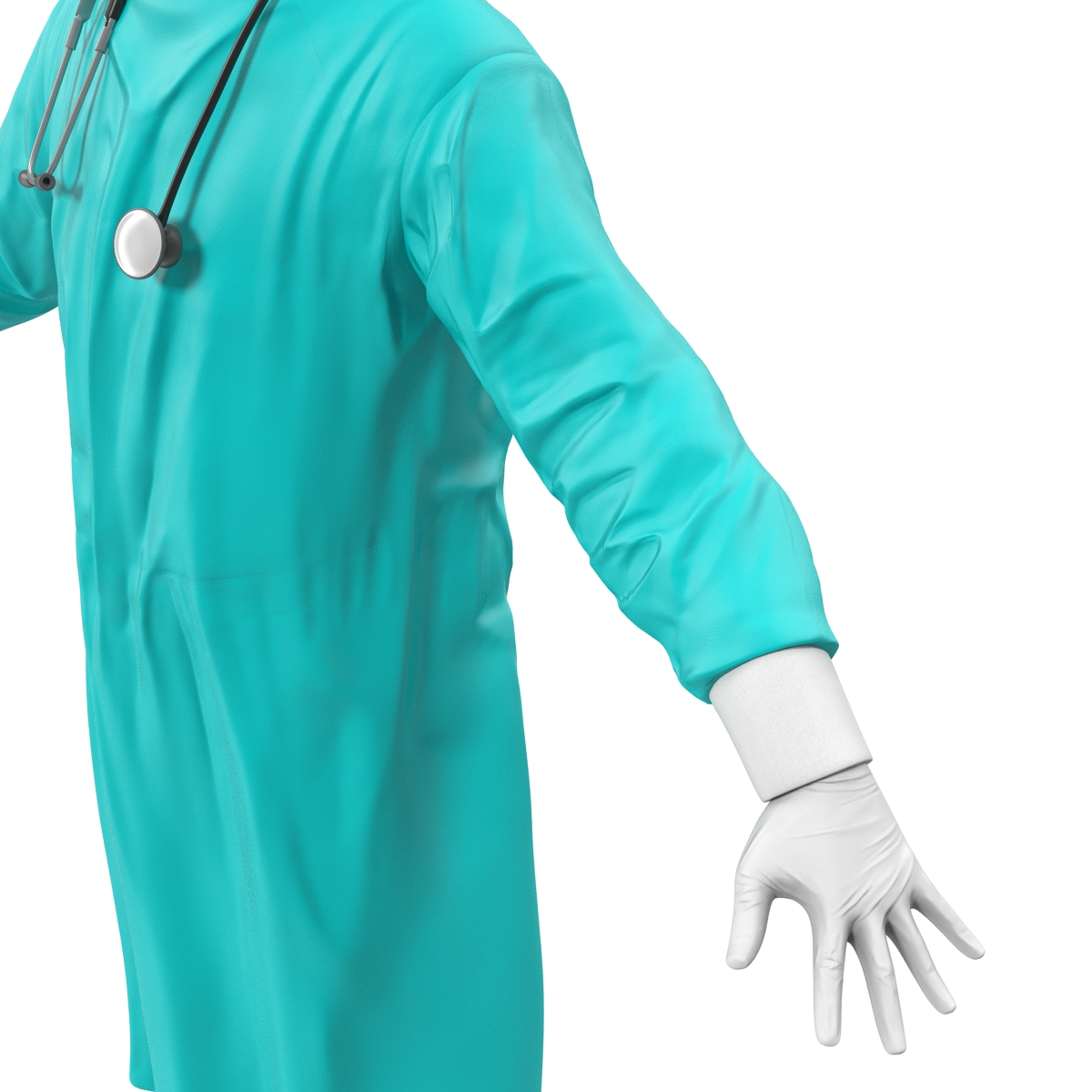 3D Surgeon Dress model