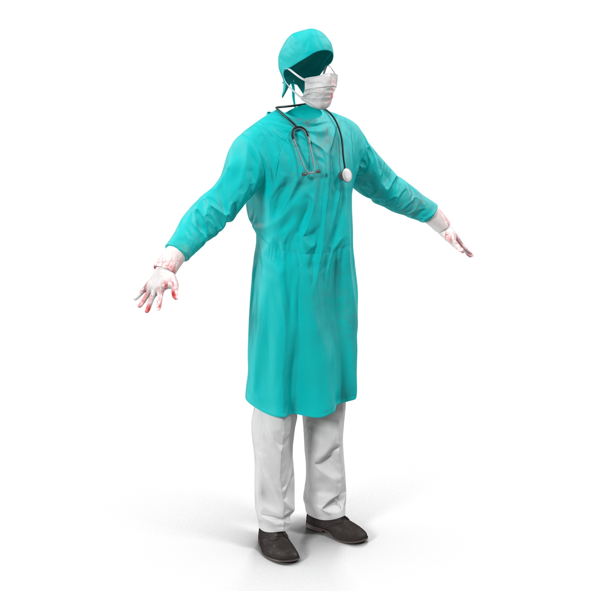 3D model Surgeon Dress 2