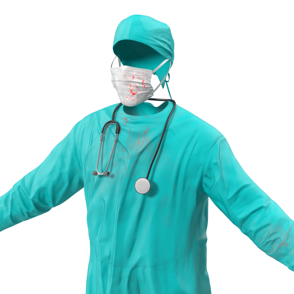 3D model Surgeon Dress 2