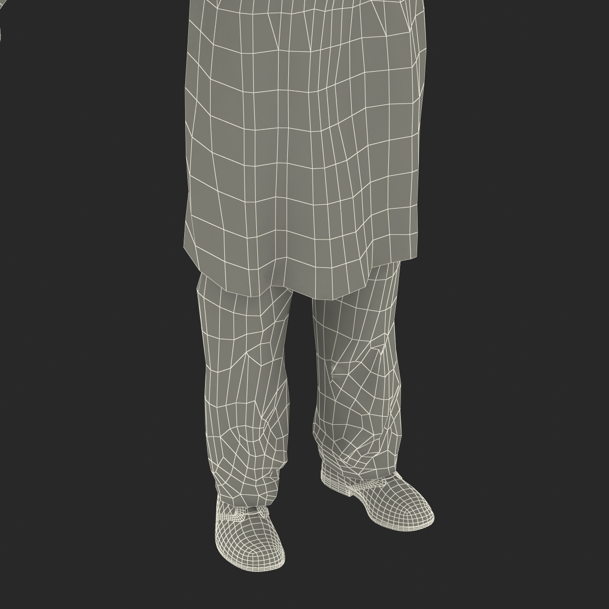 3D model Surgeon Dress 2