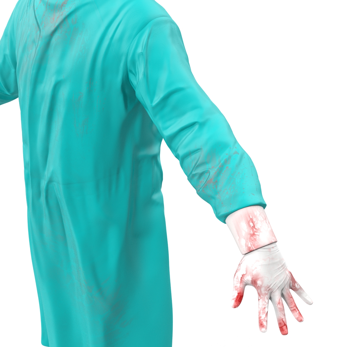 3D model Surgeon Dress 4