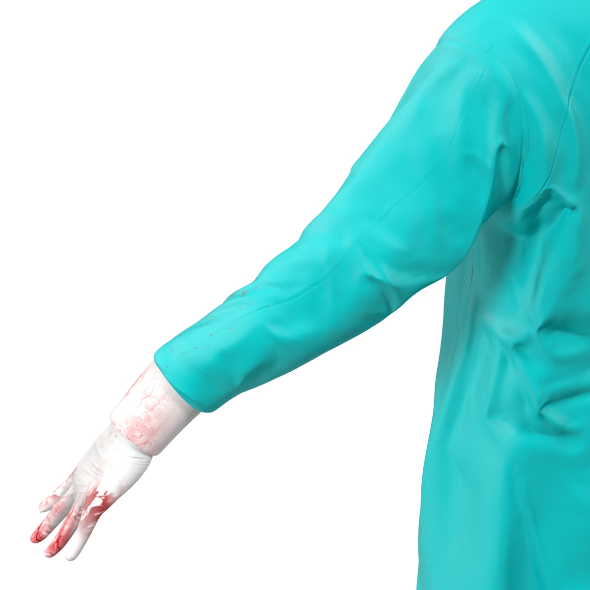 3D model Surgeon Dress 4