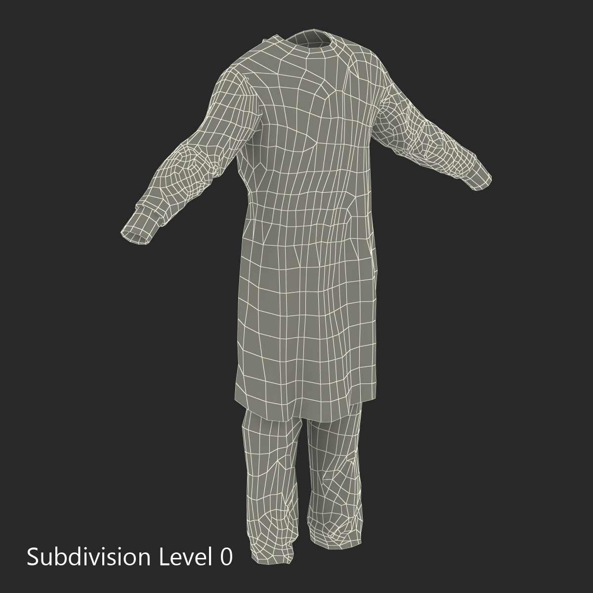 3D model Surgeon Dress 5