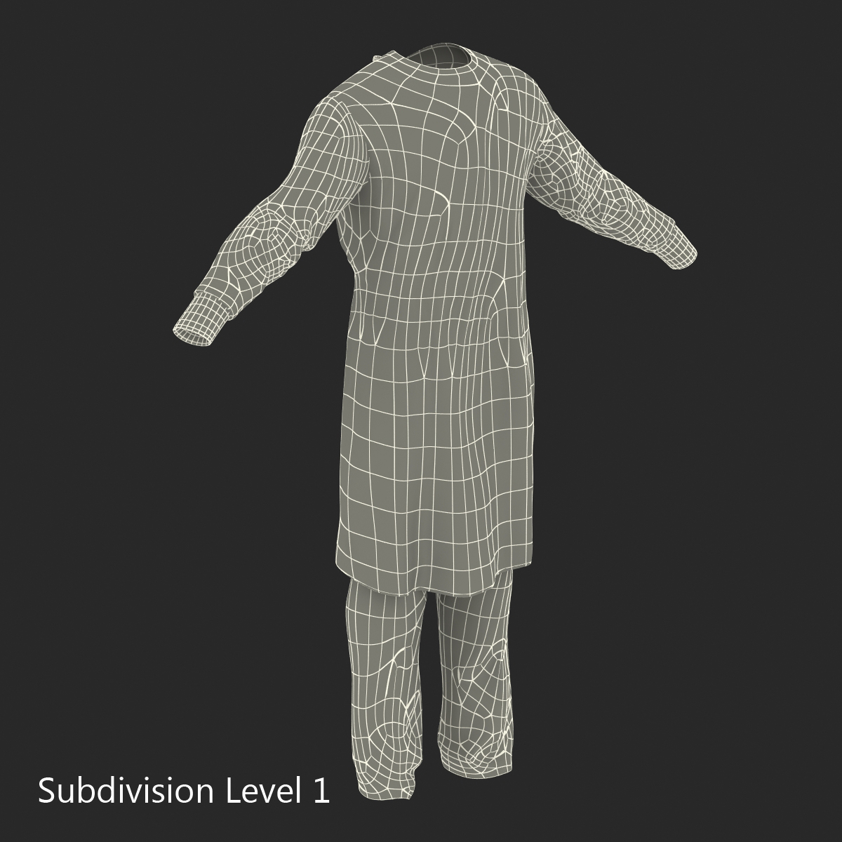 3D model Surgeon Dress 5