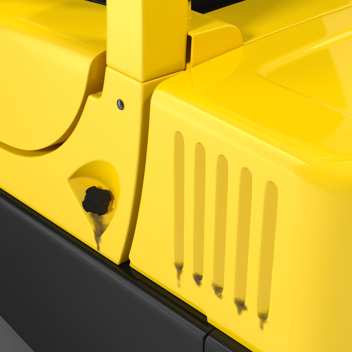 3D model Forklift Rigged