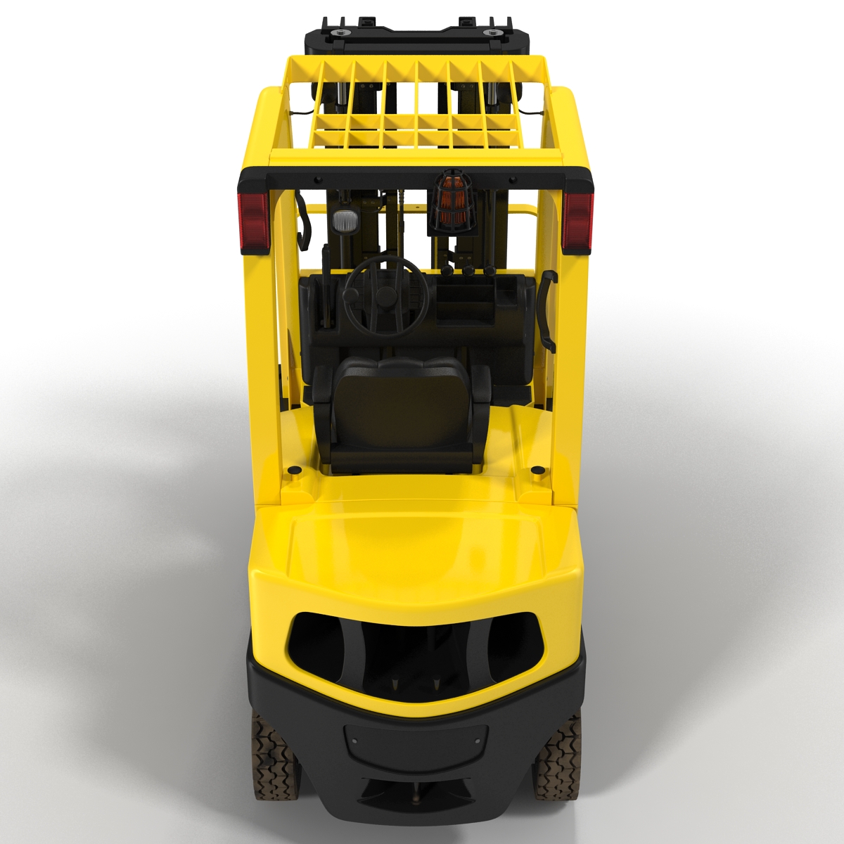 3D model Forklift Rigged