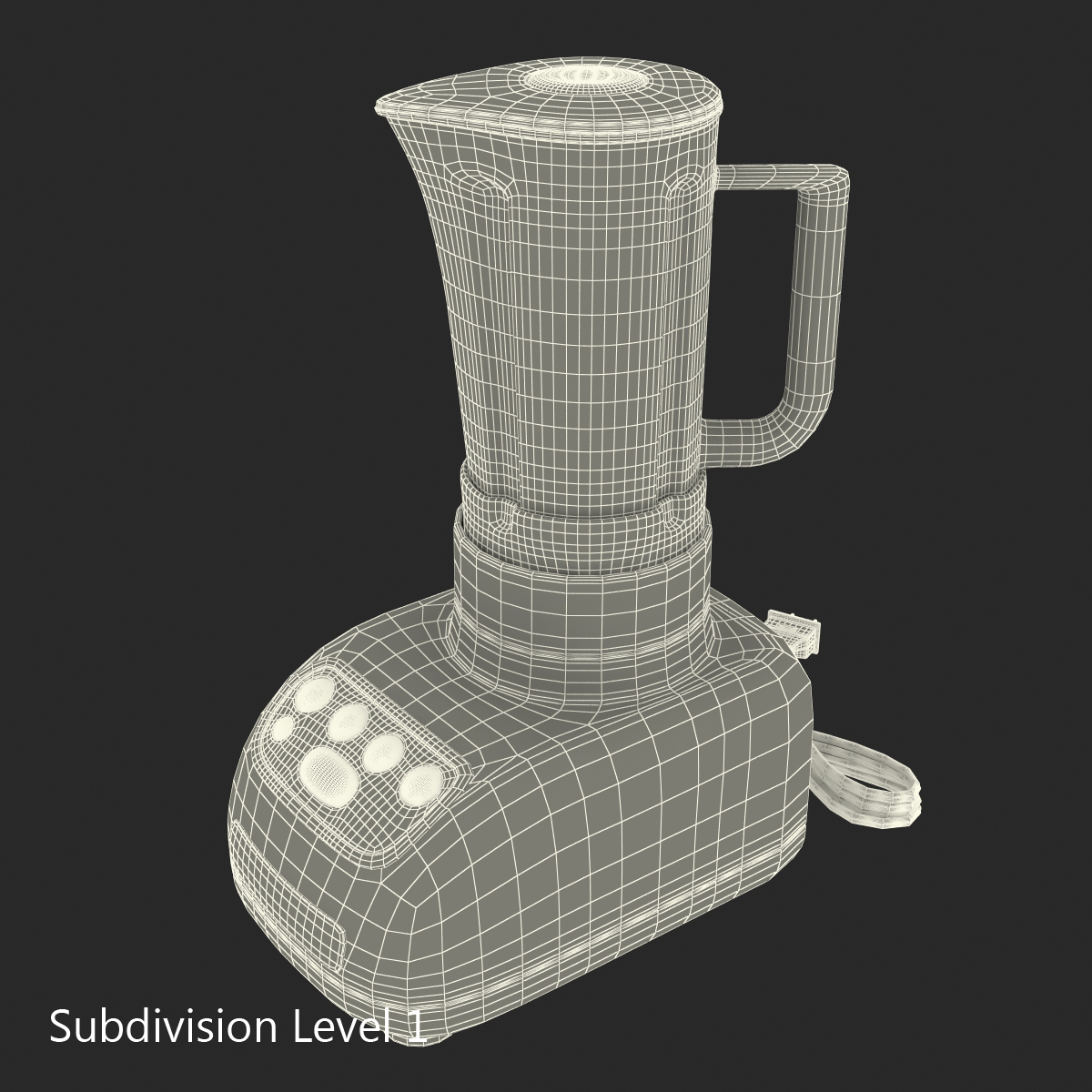 3D Blender Black model