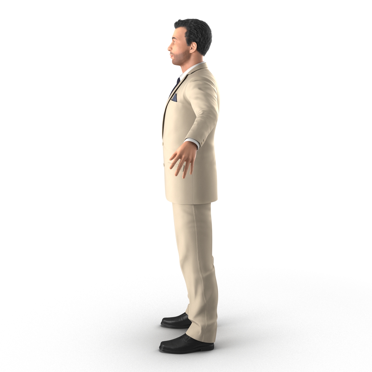 Mediterranean Businessman Rigged 2 3D model