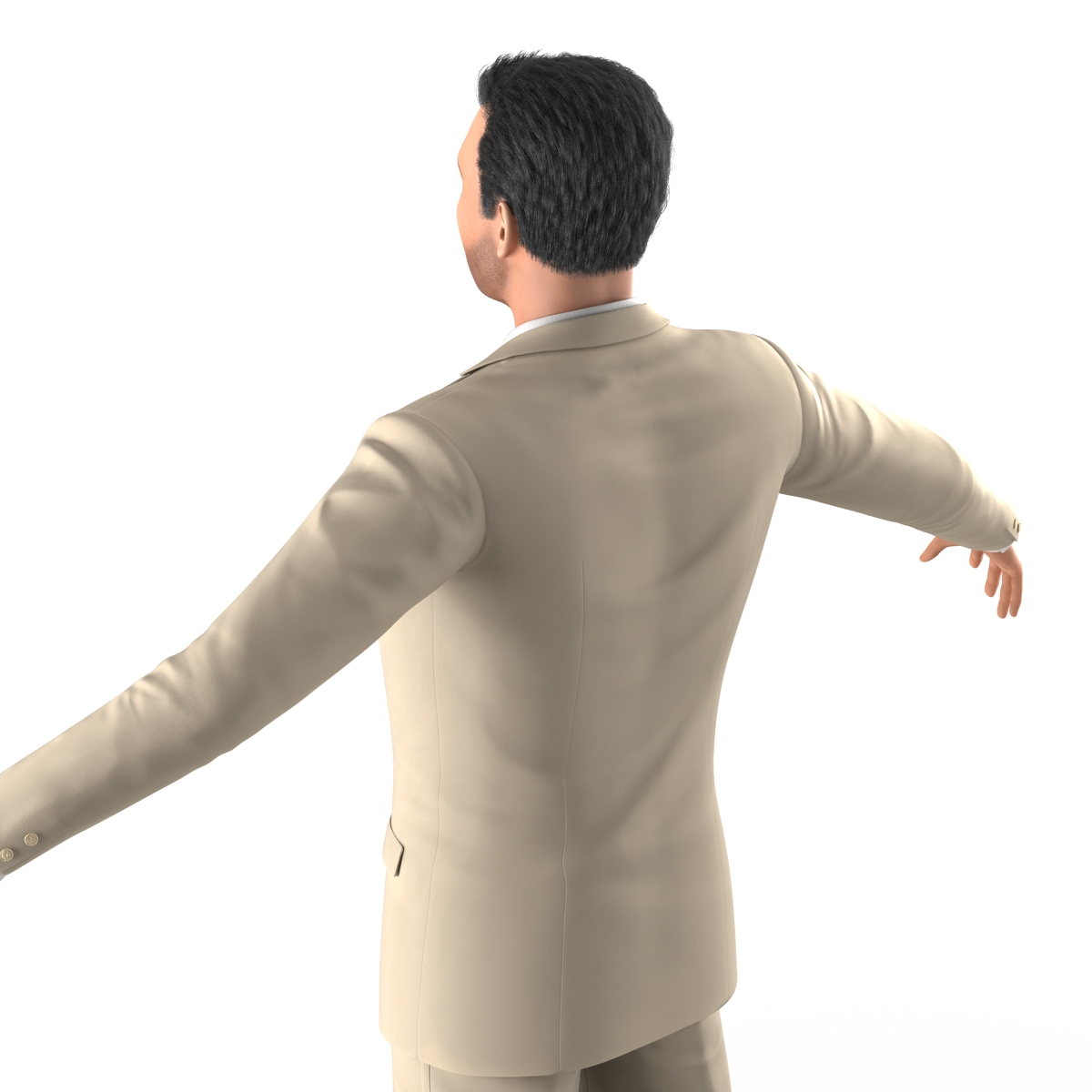 Mediterranean Businessman Rigged 2 3D model