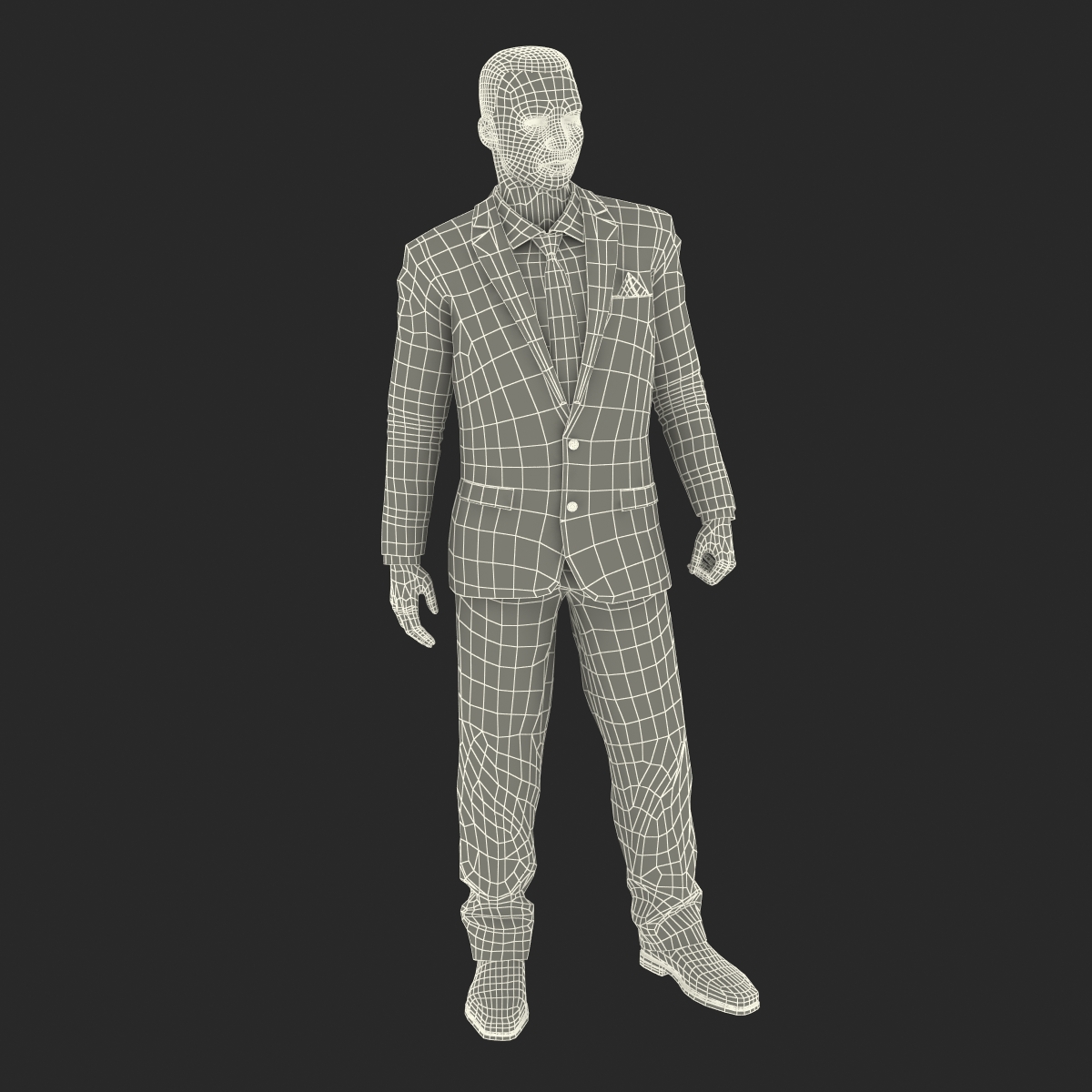 Mediterranean Businessman Rigged 2 3D model