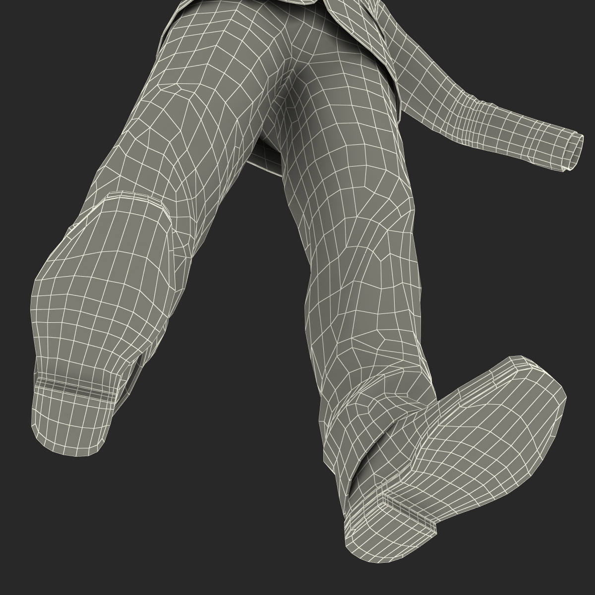 3D model Men Suit 9