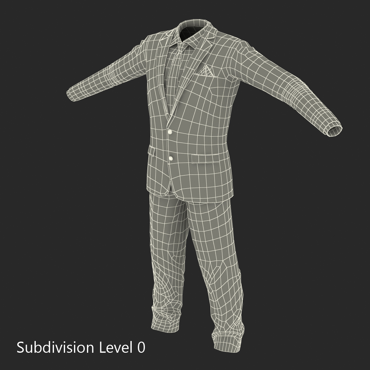 3D Men Suit 10