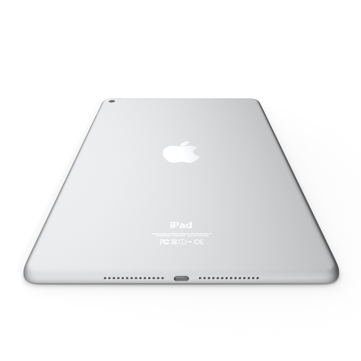 iPad Air 2 Silver 3D