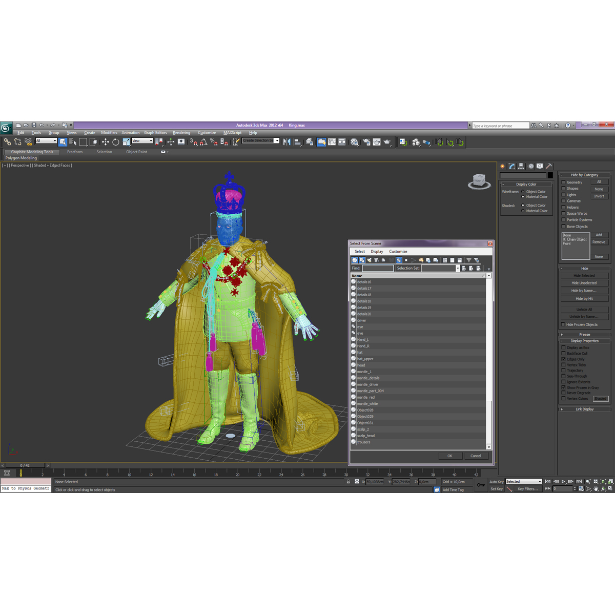 3D King Rigged