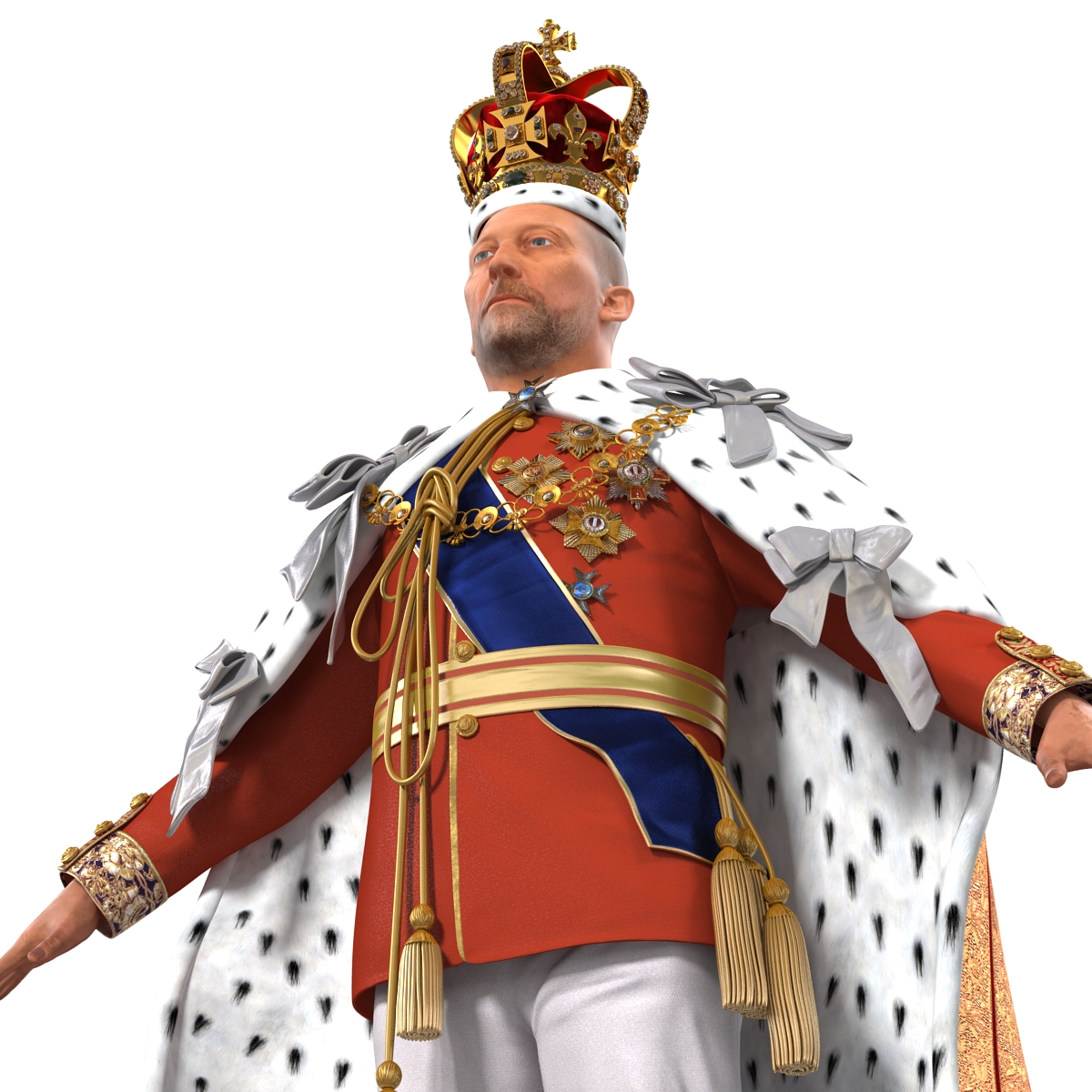 3D King Rigged