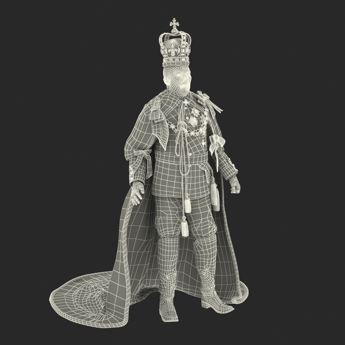 3D King Rigged