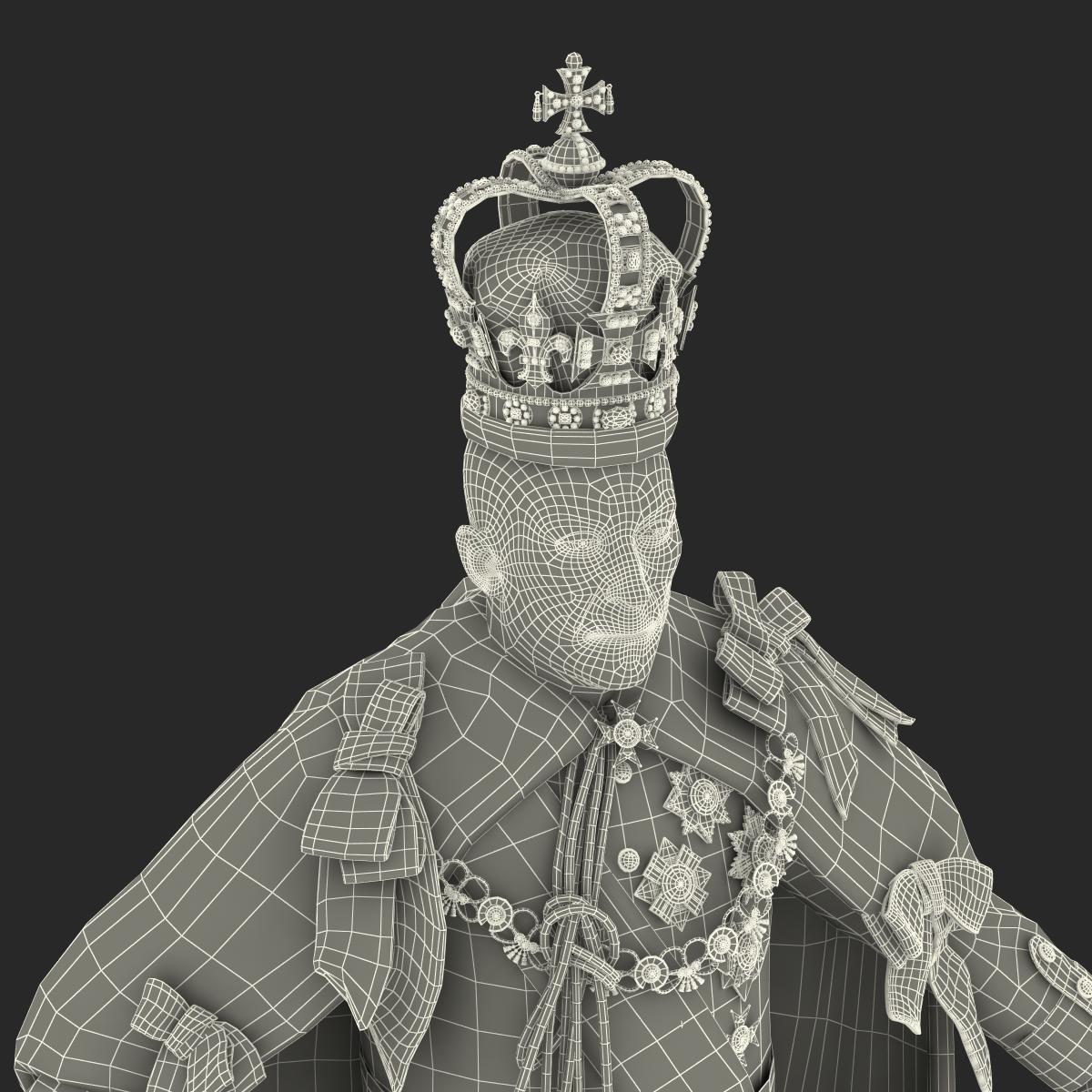 3D King Rigged