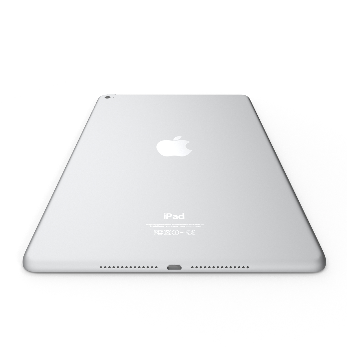 iPad Air 2 Silver 2 3D model