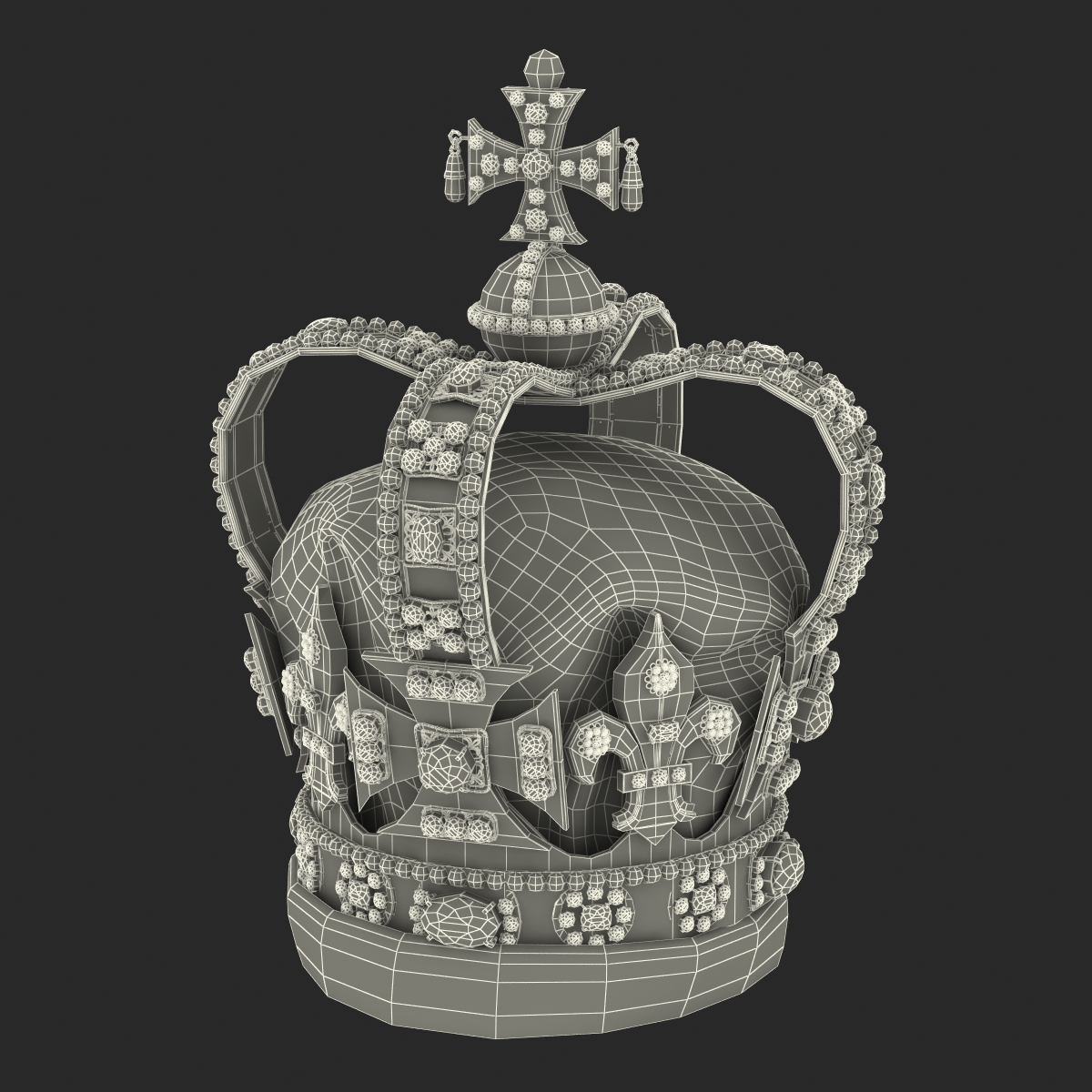 3D Royal King Costume model