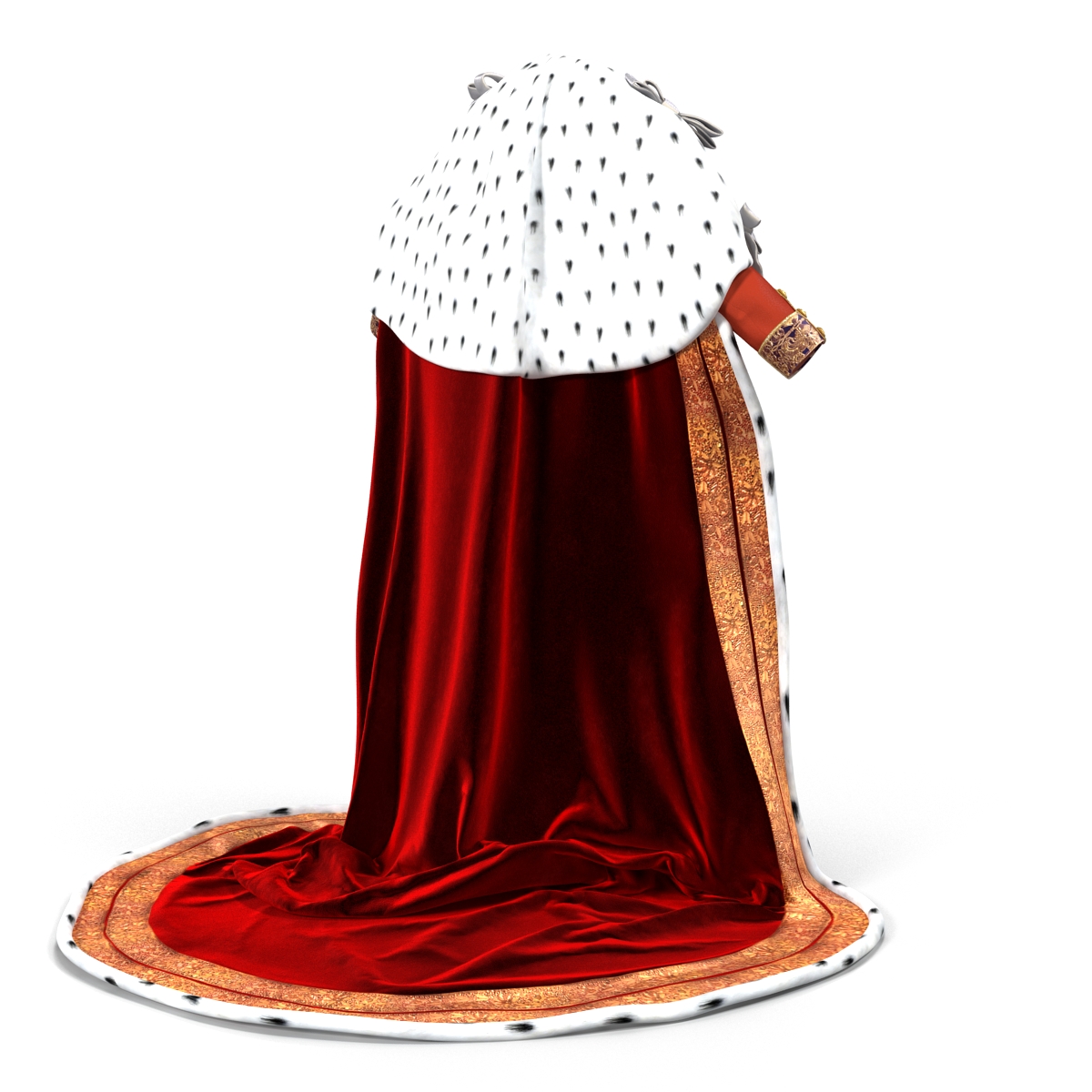 3D model Royal King Costume 2