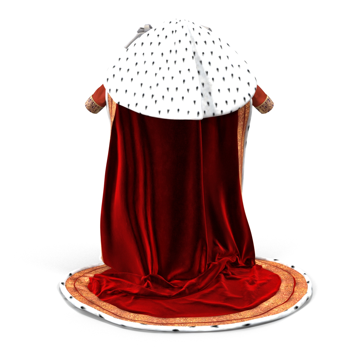 3D model Royal King Costume 2