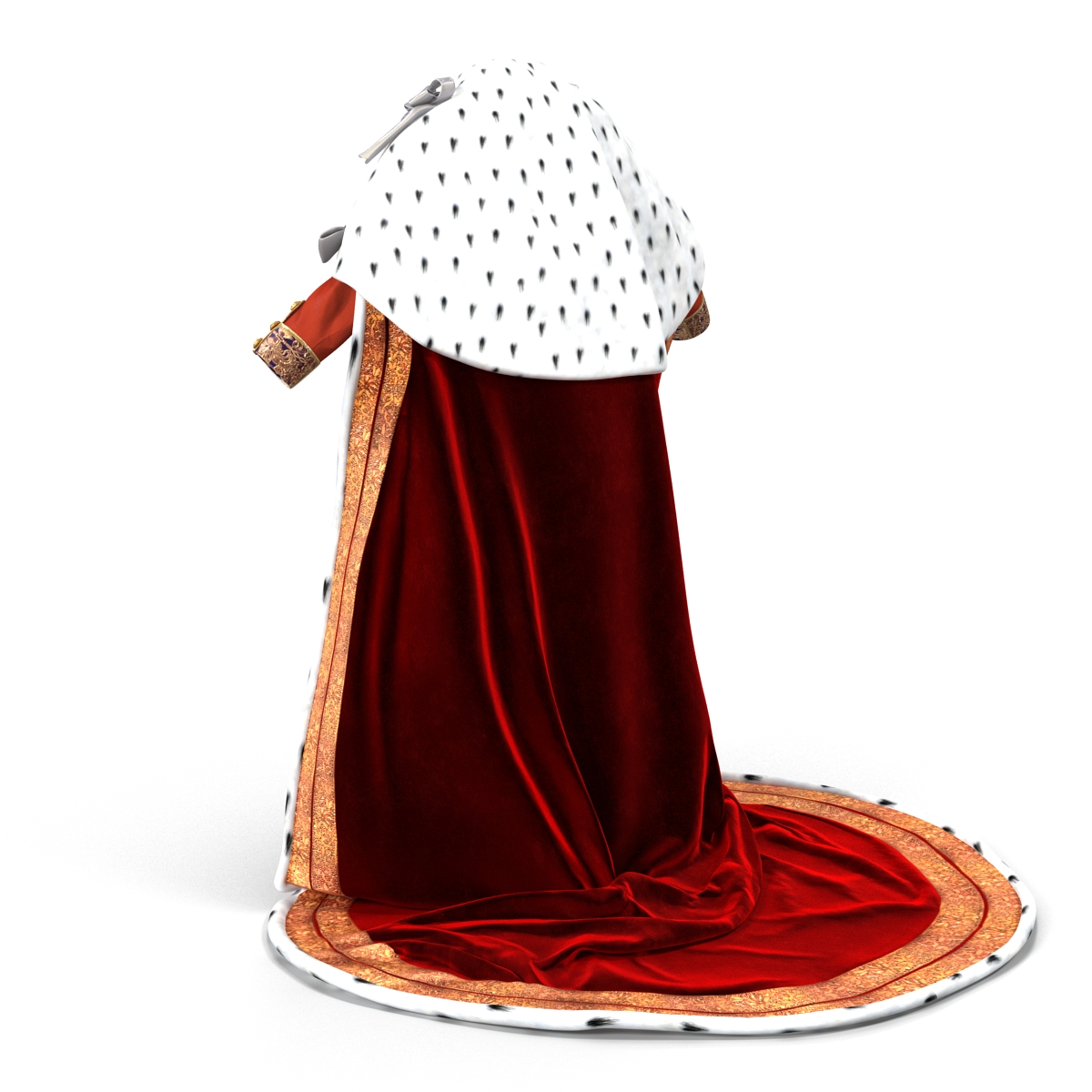 3D model Royal King Costume 2