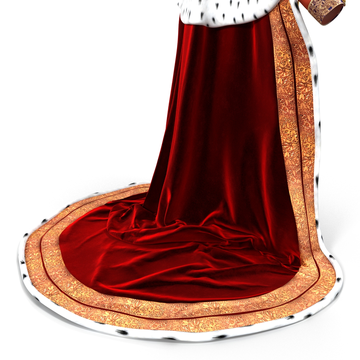 3D model Royal King Costume 2