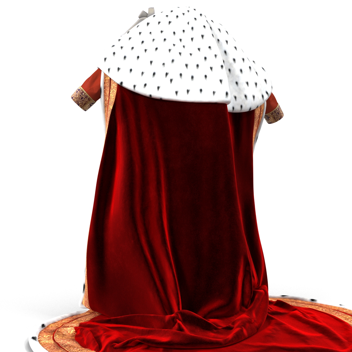 3D model Royal King Costume 2