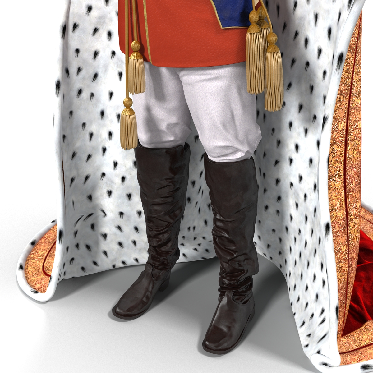 3D model Royal King Costume 2