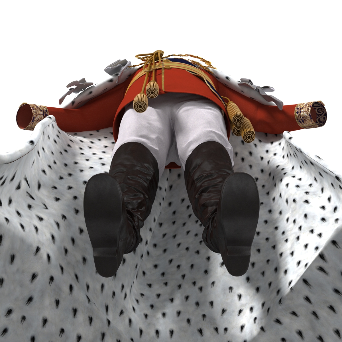 3D model Royal King Costume 2