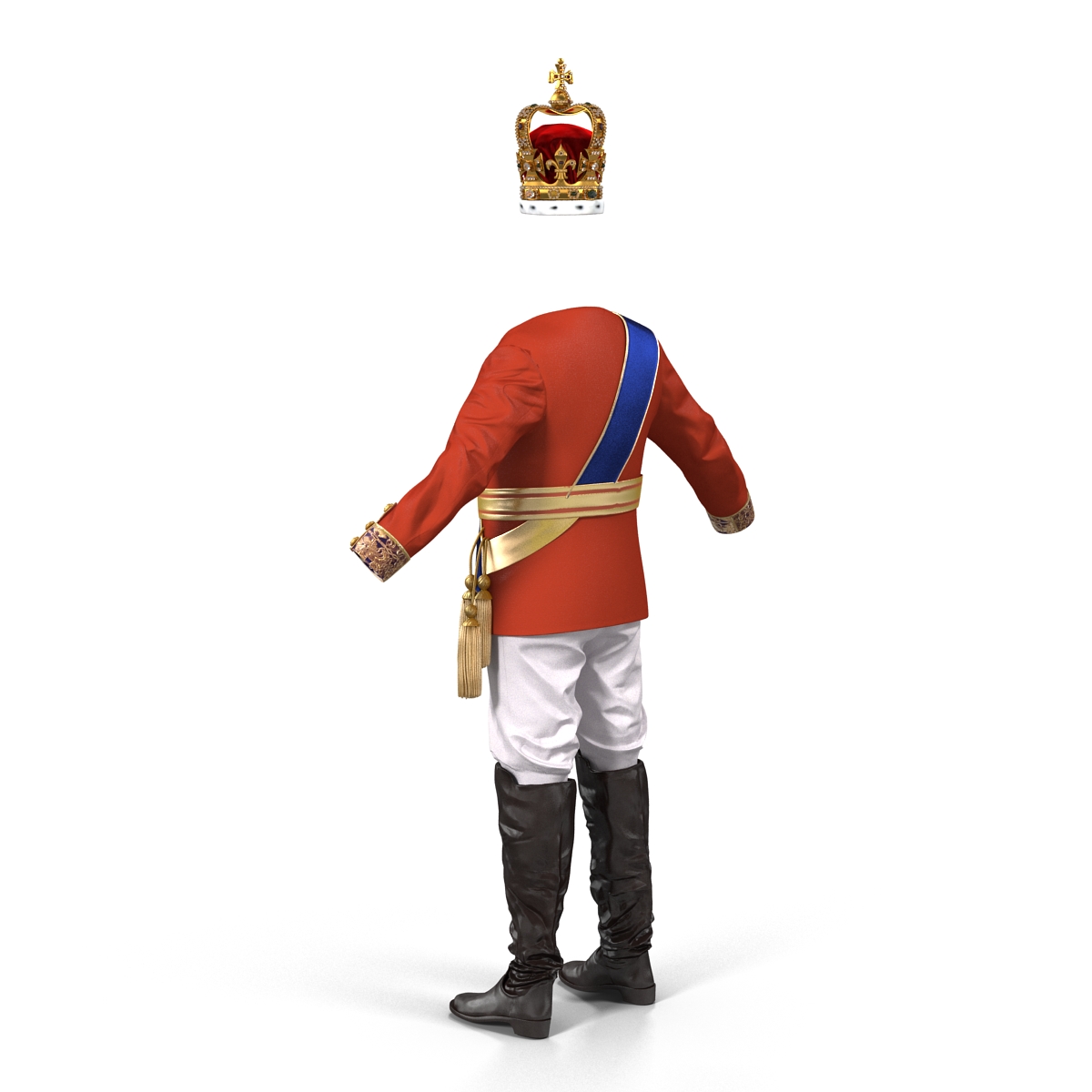 3D model Royal King Costume 3