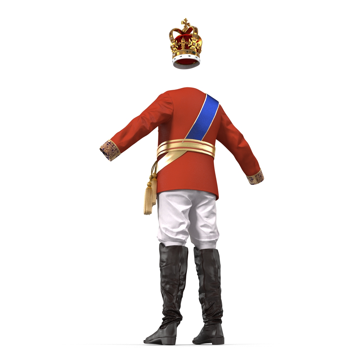 3D model Royal King Costume 3