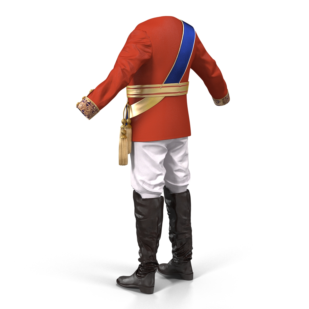 3D model Royal King Costume 4