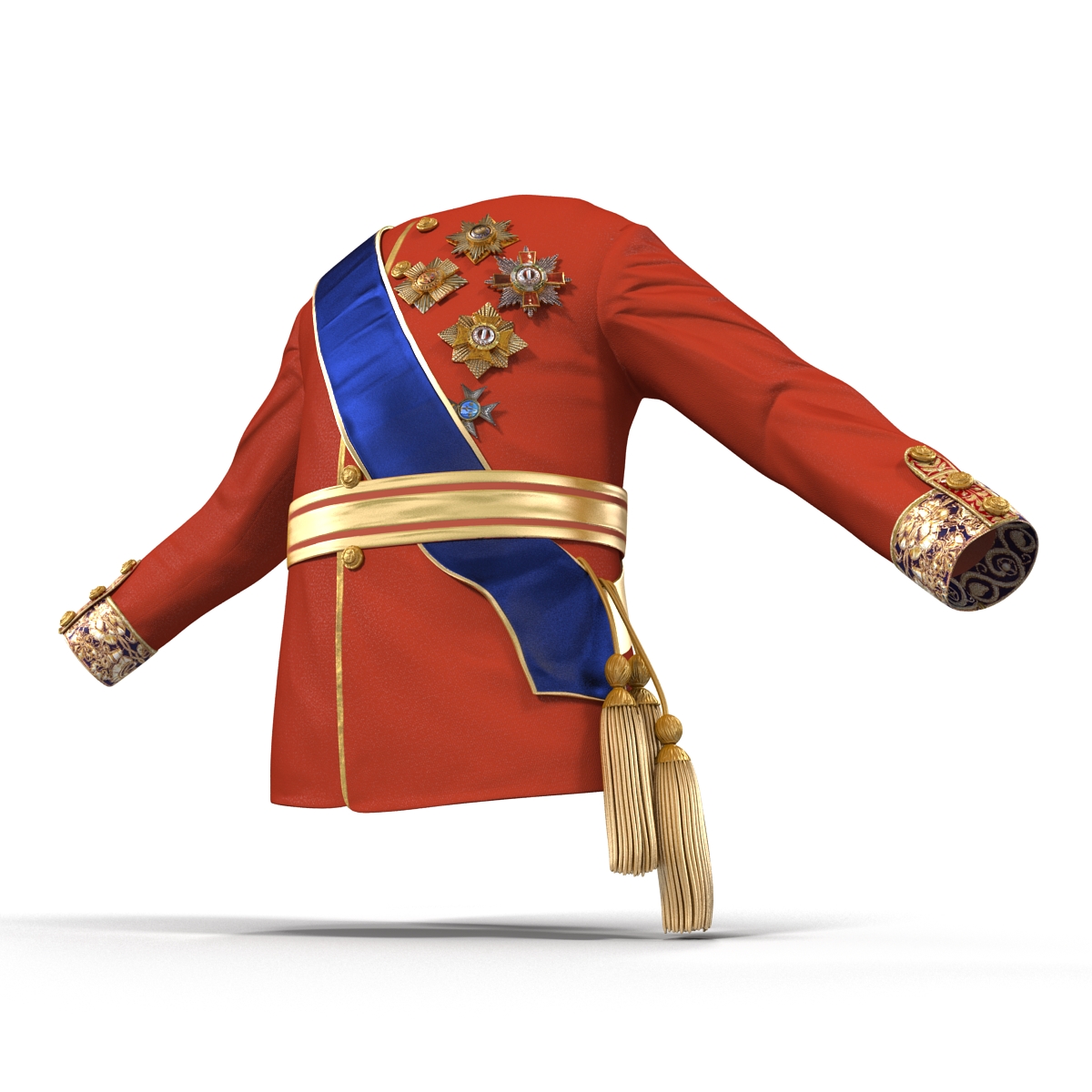 3D model Royal King Costume 5