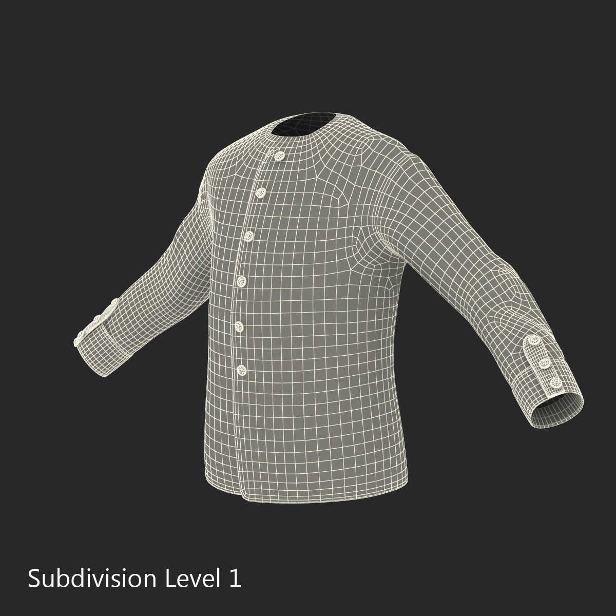 3D model Medieval Royal Shirt