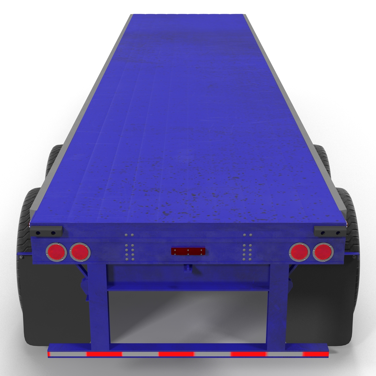 3D Flatbed Trailer Generic model