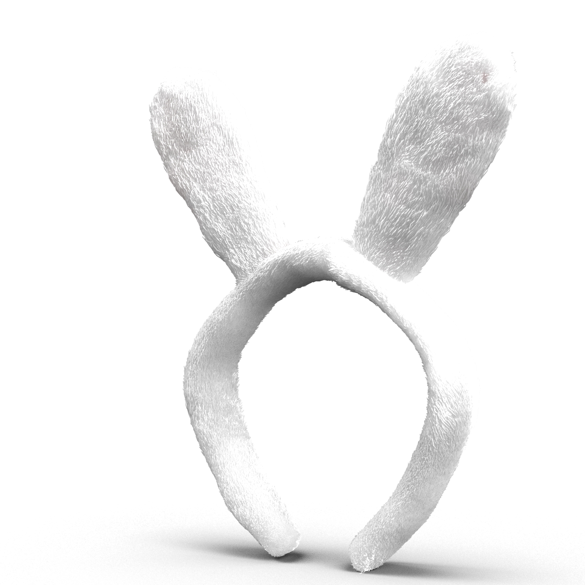 Bunny Ears with Fur 3D model