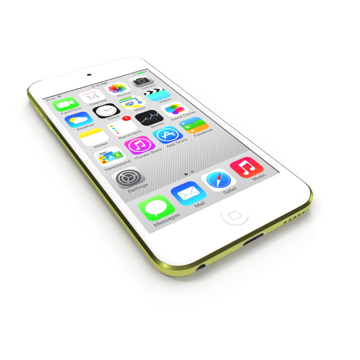 iPod Touch Yellow 3D