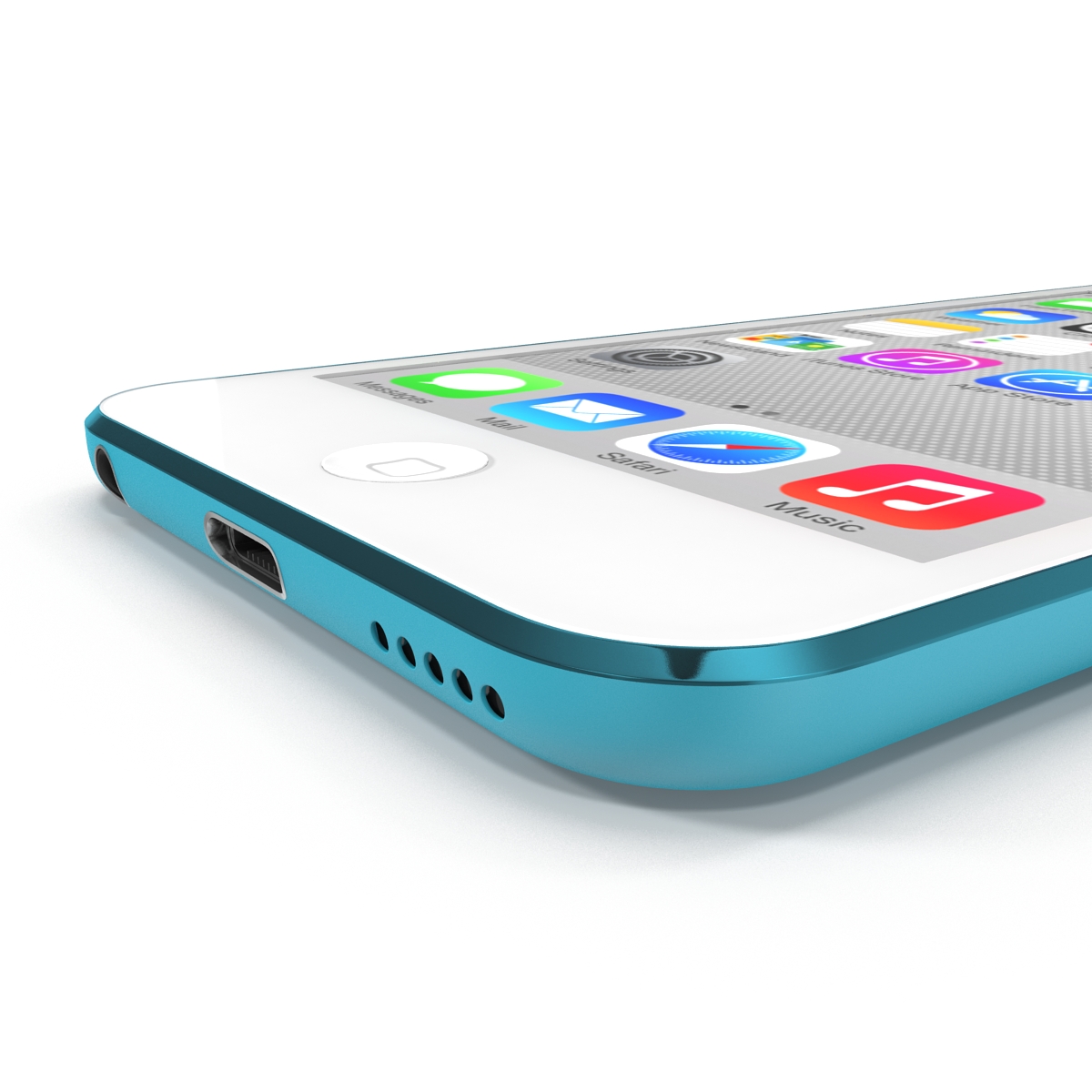 3D model iPod Touch Blue