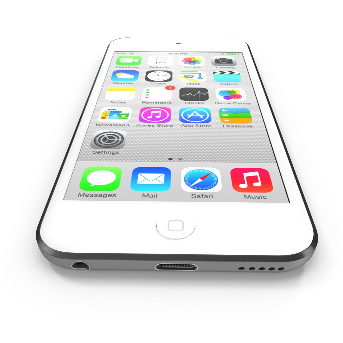 iPod Touch Silver 3D