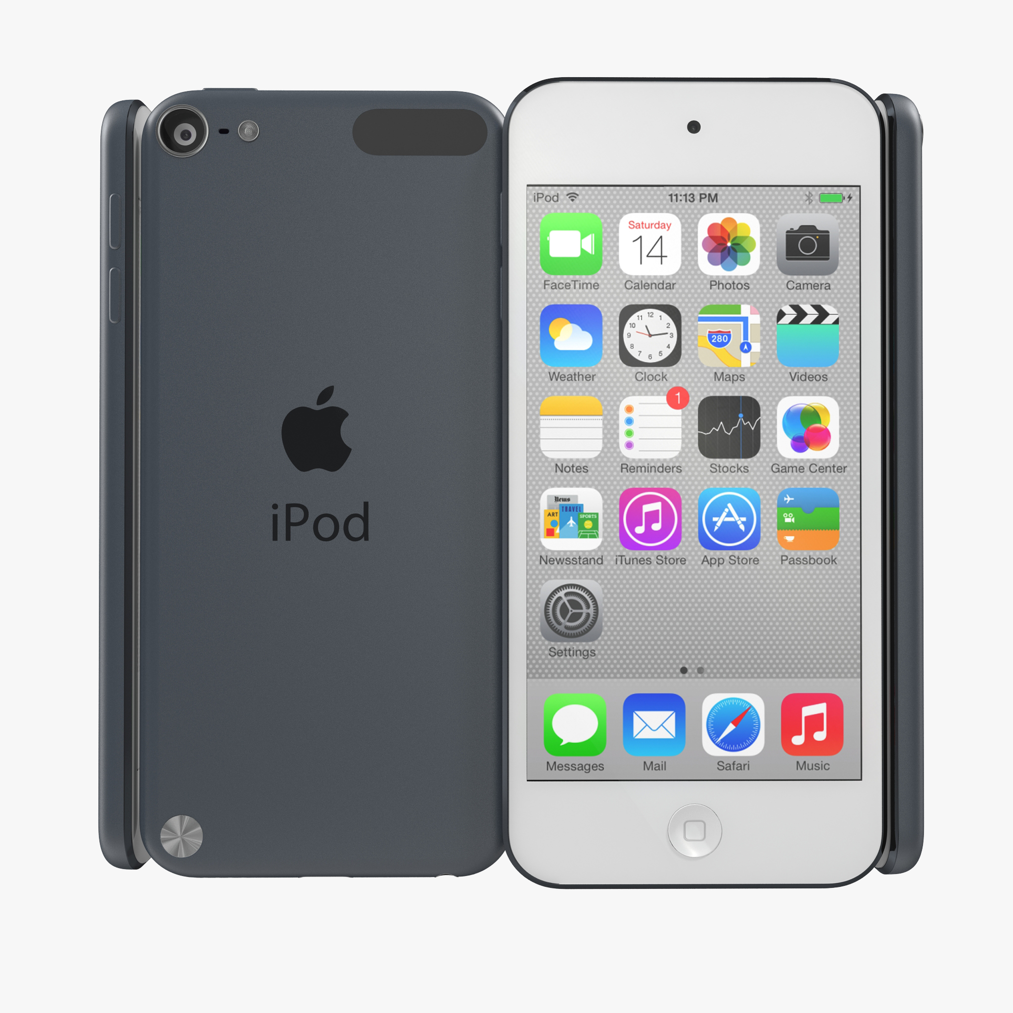 3D iPod Touch Space Gray