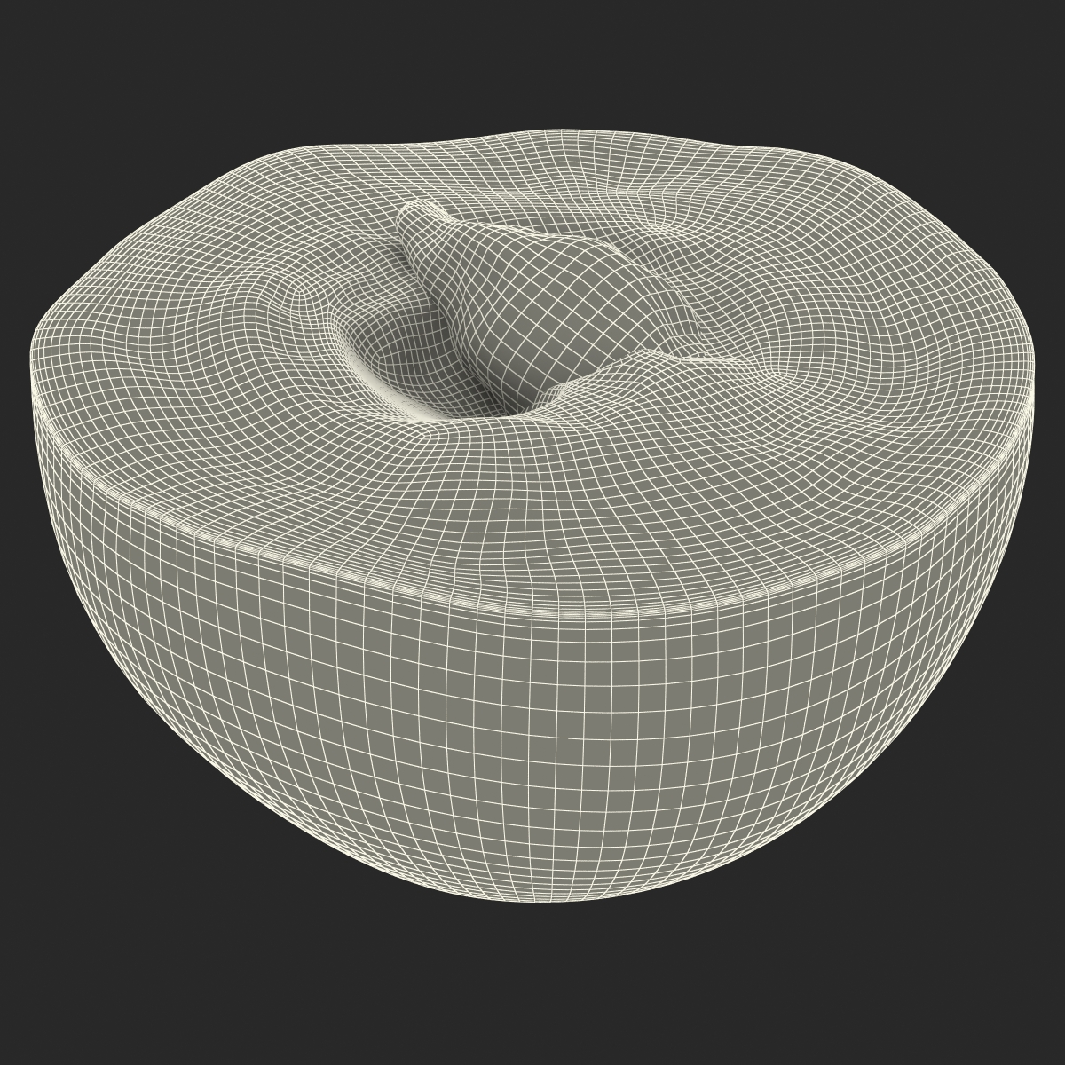 3D model Red Grape Cross Section 2