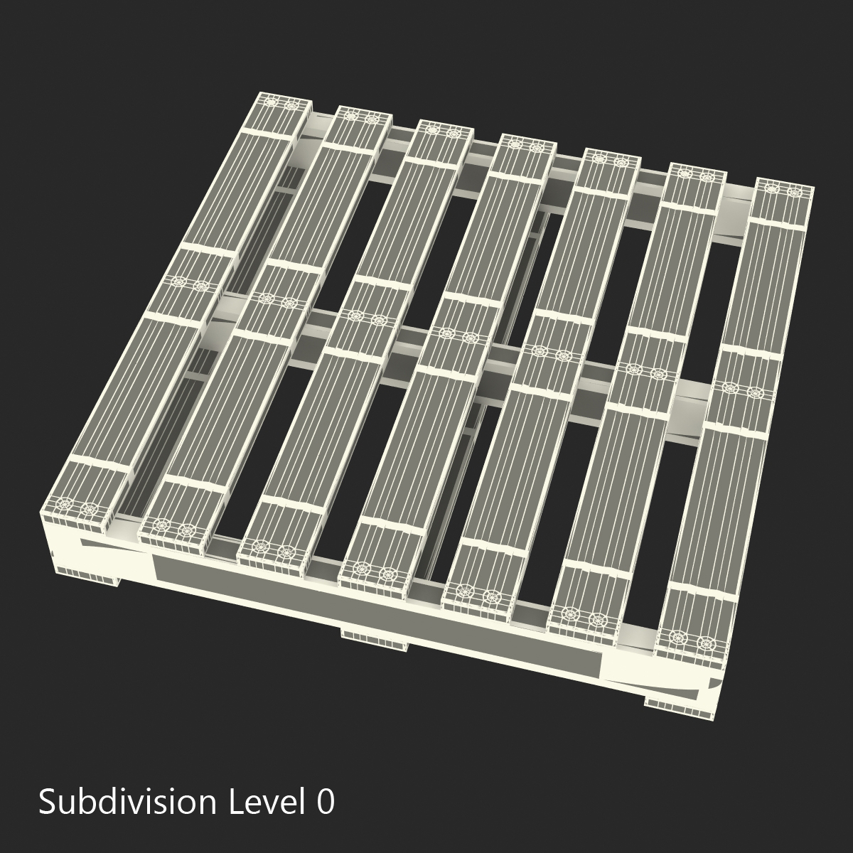 3D Wood Pallet